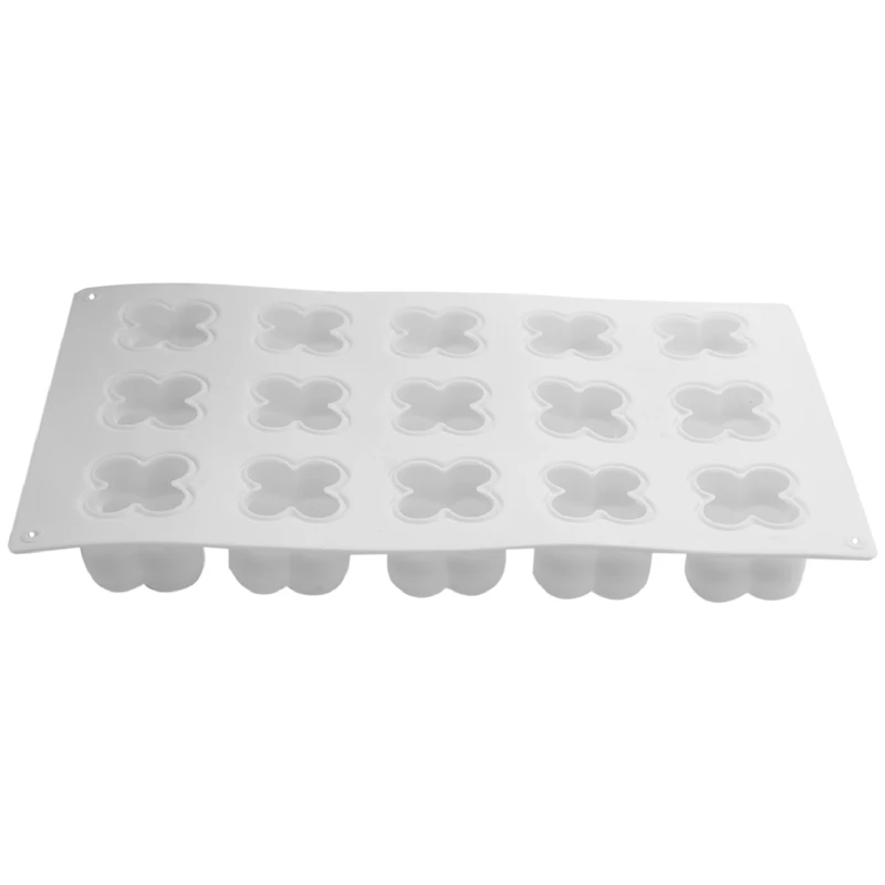 

15 Cavities Mini Square Candle Mold DIY Handmade Silicone Candle Making Scented 3D Resin Cake Bakeware