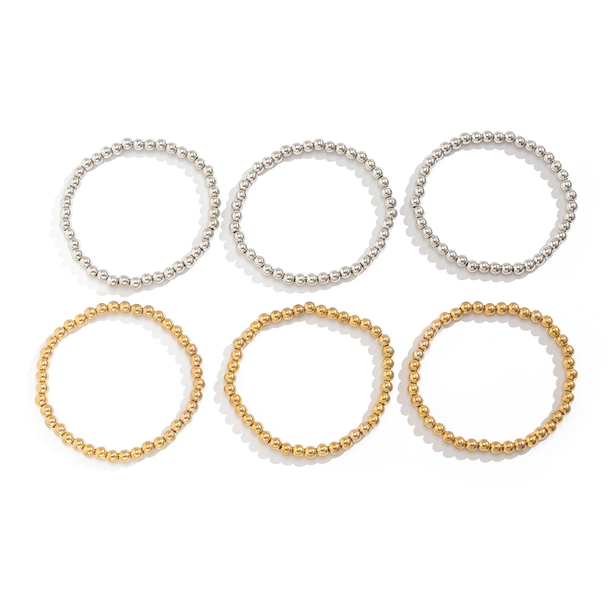 Ingemark 6 шт./компл. ретро-готические разноцветные эластичные браслеты из бисера для