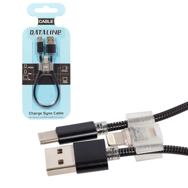 

POWERMASTER C TYPE For IPHONE braided short DATA charging cable USB TYPE C cable mobile phone fast charger Tablet DATA