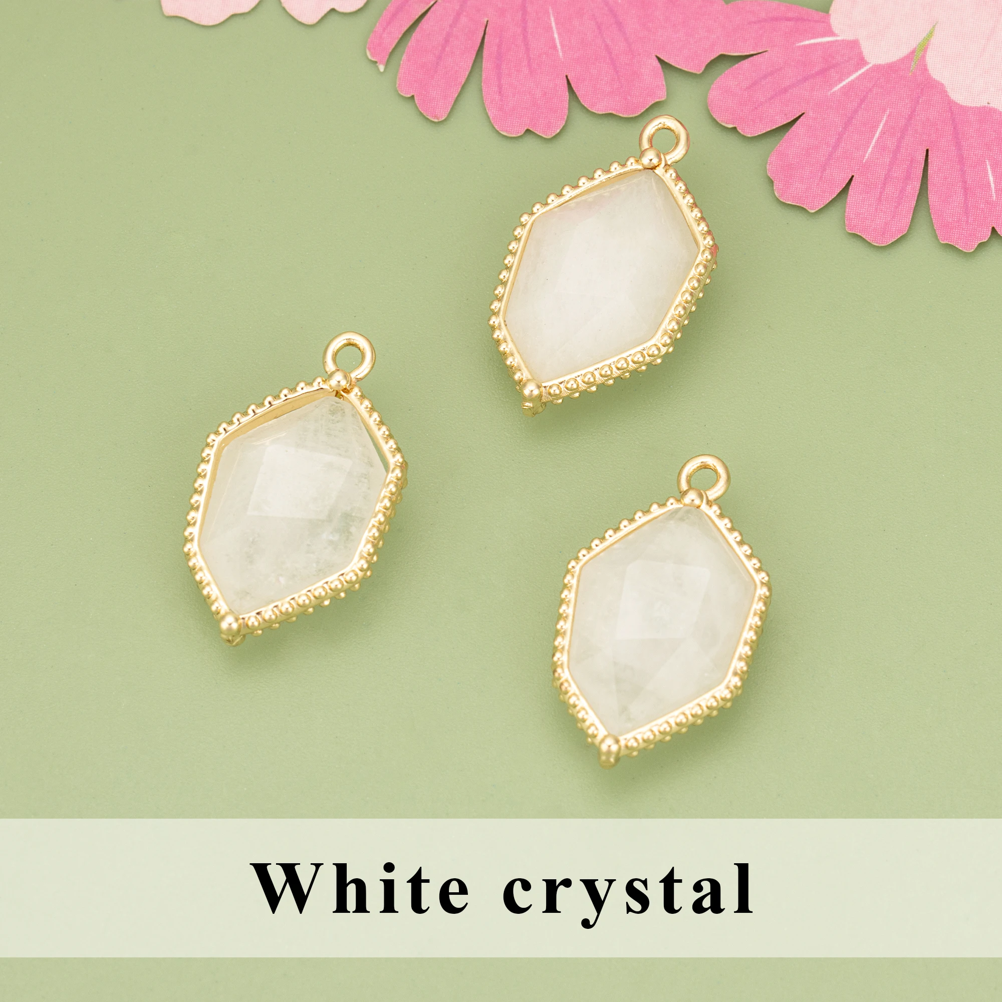 YEGUI MD76 аксессуары для ювелирных изделий позолота 18 карат медь натуральный камень