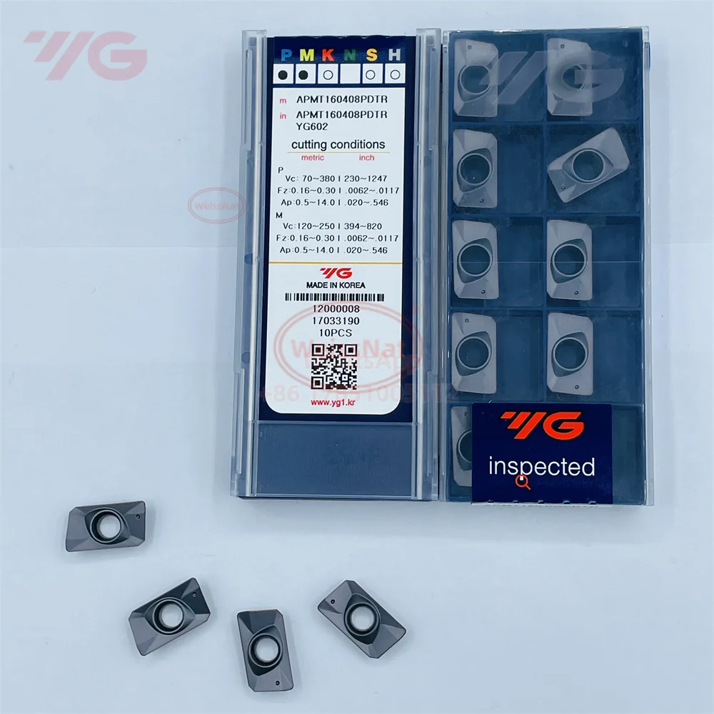 Фото YG-1 APMT160408PDTR APMT113504PDTR APMT113508PDTR YG602 Твердосплавные пластины Фрезерные пластины APMT №3