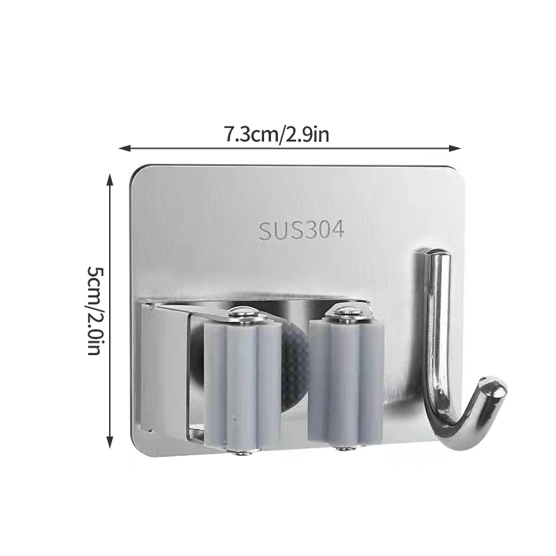 

Настенный держатель для швабры из нержавеющей стали