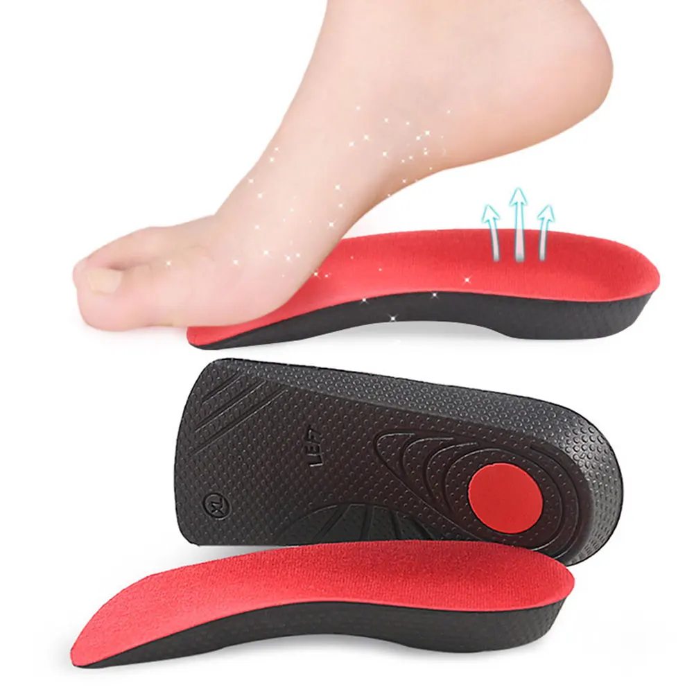 

1pair Orthotic Insoles Breathable Ergonomic Running Comfortable Arch Support Pain Relief Correct For Plantar Fasciitis Walking