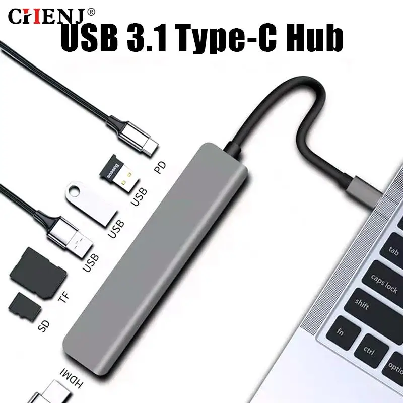 

Док-станция USB 3,1 Type-C для MacBook Pro/Air/Huawei, 4K 3