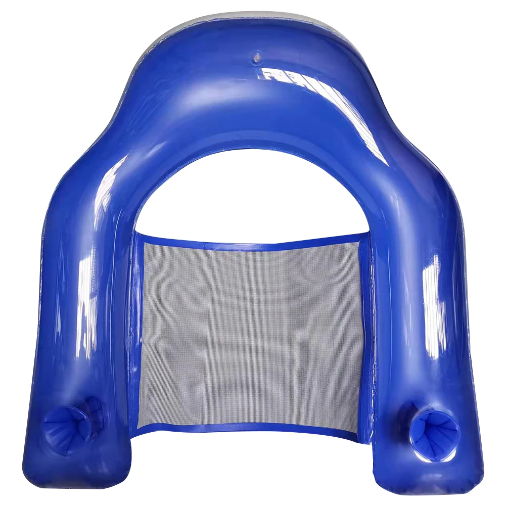 

PVC Inflatable Pool Float Water Hammock Lounge Armchair Swimming Pool Floating Party Beach Lounger Chair with Cup Holder Summer