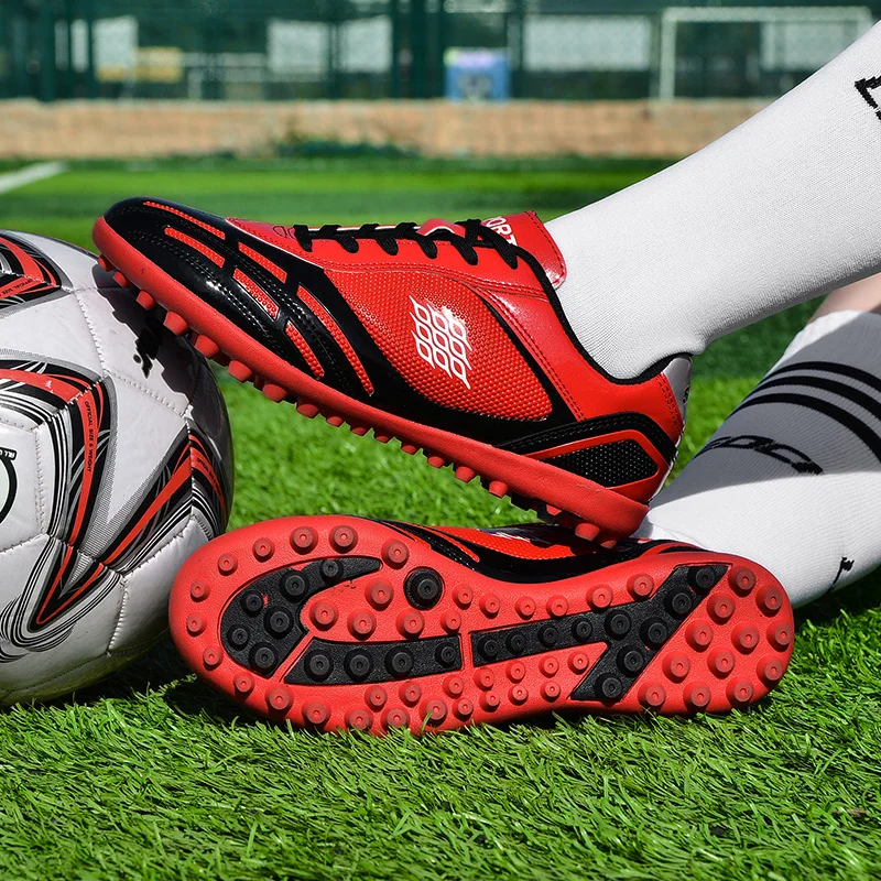 Non-Slip Men's High-Top Football Shoes Non-Slip Grass Training Women's Football Shoes Men's Shoes Ultralight Lawn Trainers