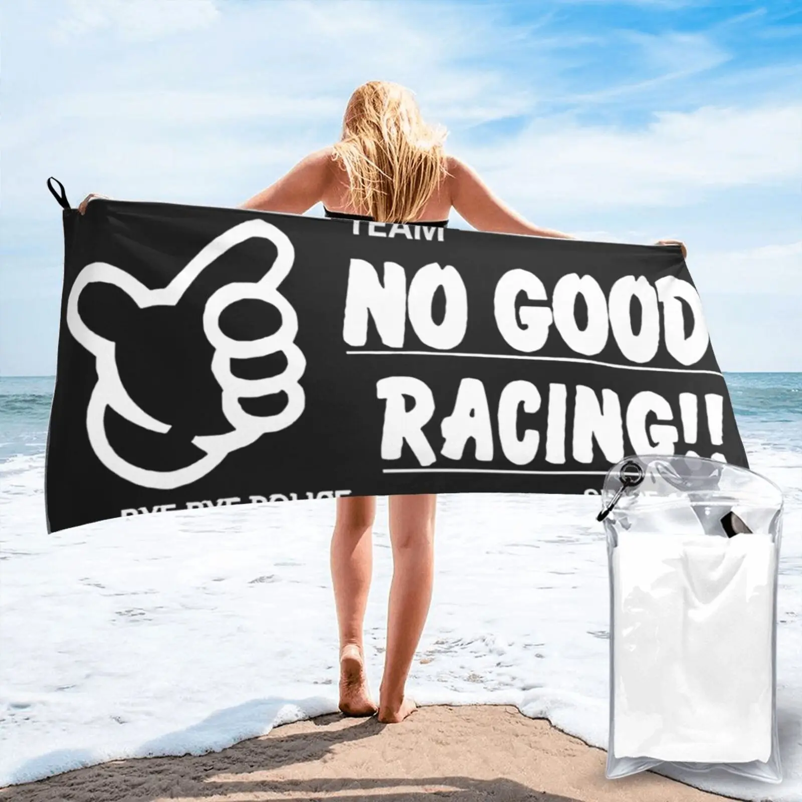 

ТКАНЕВОЕ пляжное полотенце для рук No Good Racing, роскошное пляжное полотенце s, кухонное полотенце, полотенце для ванны и спа, кухонное полотенце...