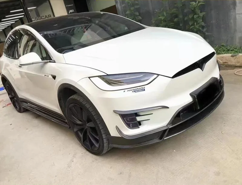 Подходит для модификации Tesla Model X с маленькими колесными арками из углеродного