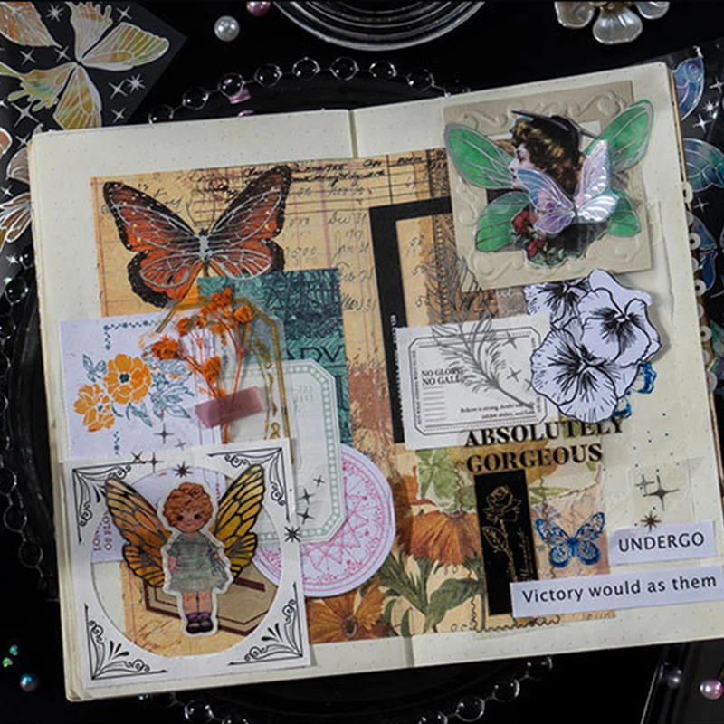 

2 шт., водонепроницаемые наклейки «Сердце серебряного крыла»