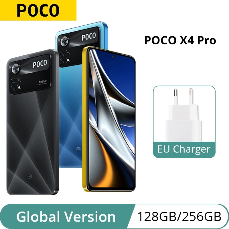 Cena Wersja Globalna POCO X4 Pro 5G Smartfon Snapdragon 695 128GB/256GB Kamera 108MP 120Hz Wyświetlacz AMOLED 67W Turbo ładowanie NFC