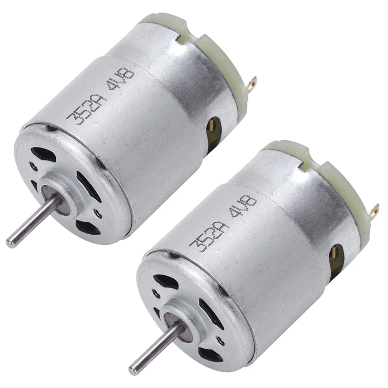 

HOT SALE 2X RS380 DC 1.5-18V 30000RPM Micro Motor 38X28mm For RC Model Toys DIY, Silver