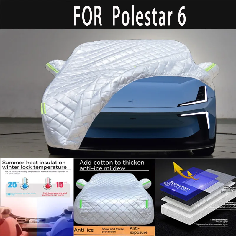 

For Polestar6 auto hail proof protective cover,snow cover,sunshade,waterproof anddustproof external car accessories
