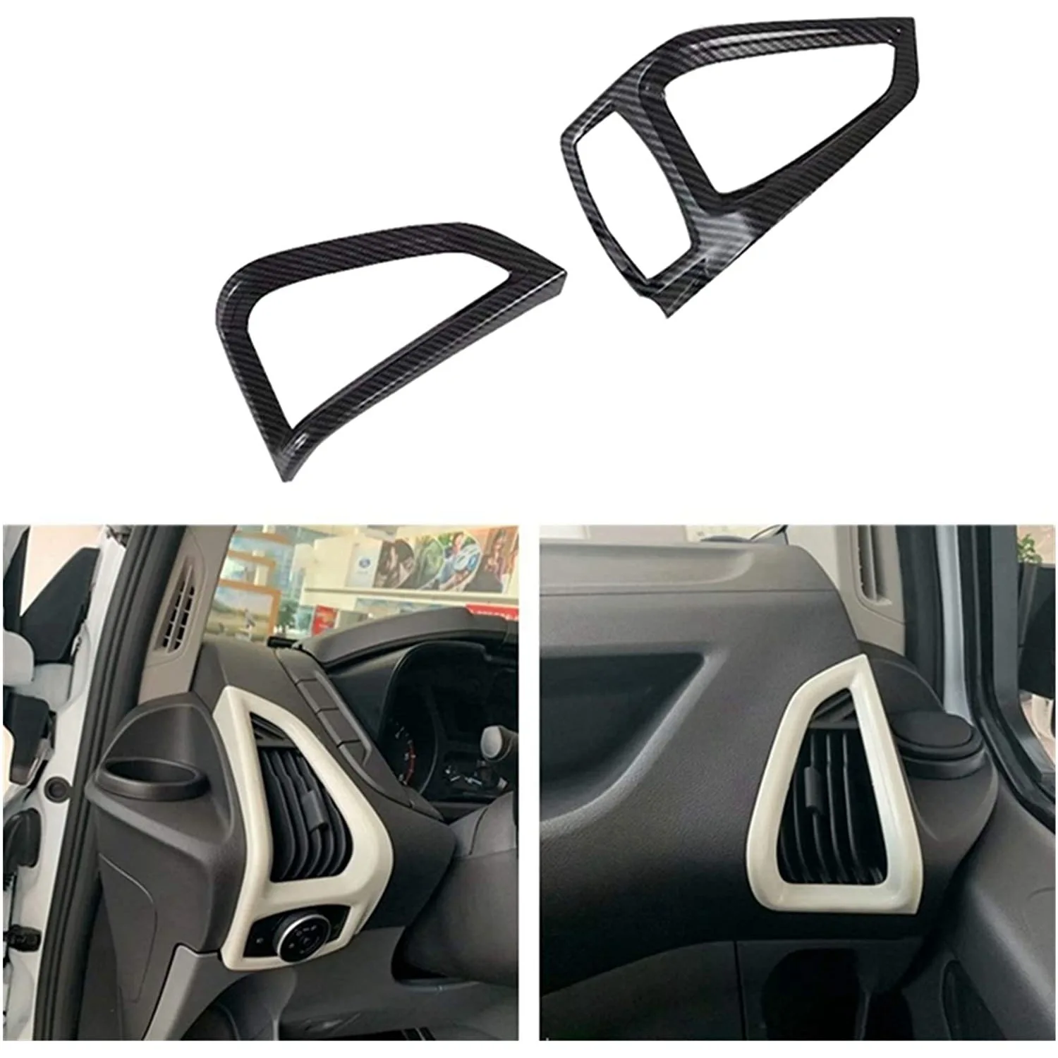 Для ford Transit 2017 + Автомобильная панель из углеродного волокна для кондиционера