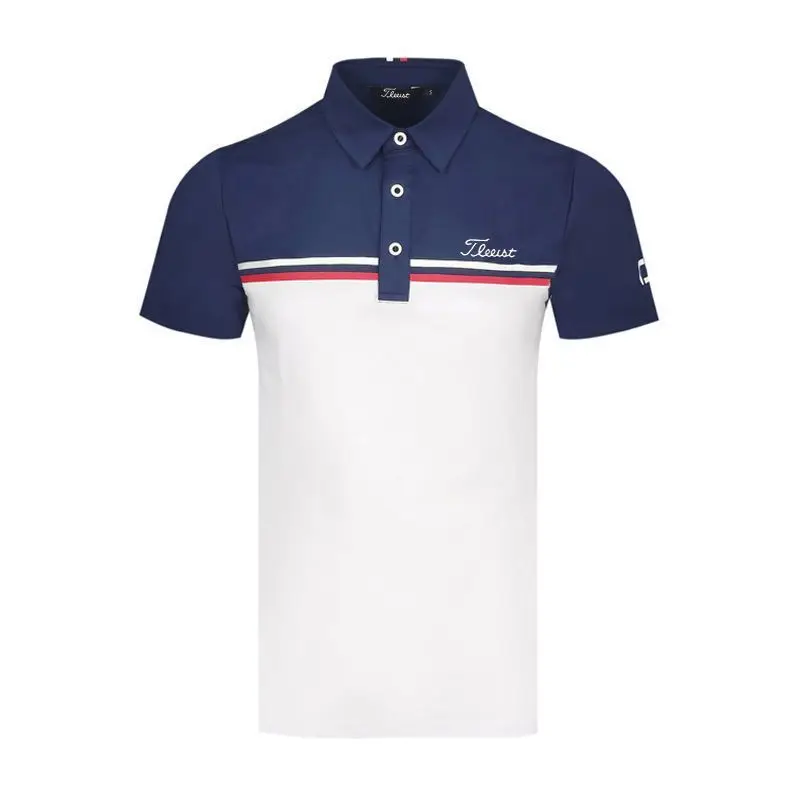 New Golf Clothing for Men's Short-sleeved T-shirt Outdoor Sports Fashion Casual Loose Golf Polo Shirts Top Summer Golf Shirts