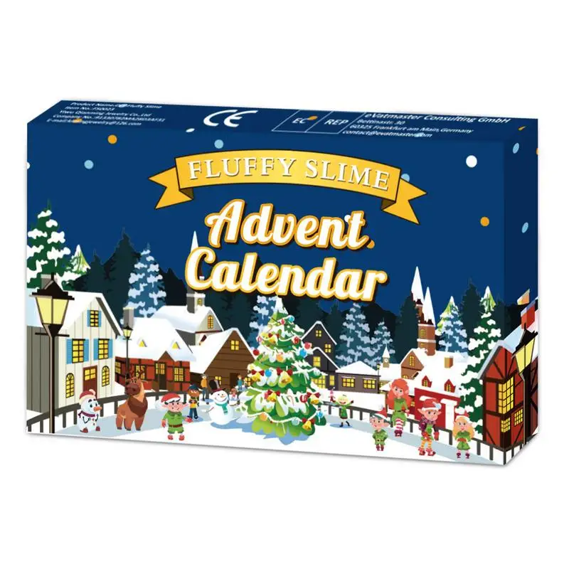 

Slime Advent Calendar Christmas Countdown Calendars 24 Days of Surprises Funny Xmas Gift For Toddler Kids Teens Girls 2023