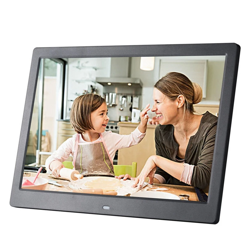 

13 Inch Digital Photo Frame HD 1280X800 Electronic Album Digital Picture Music Video Player Function, Black