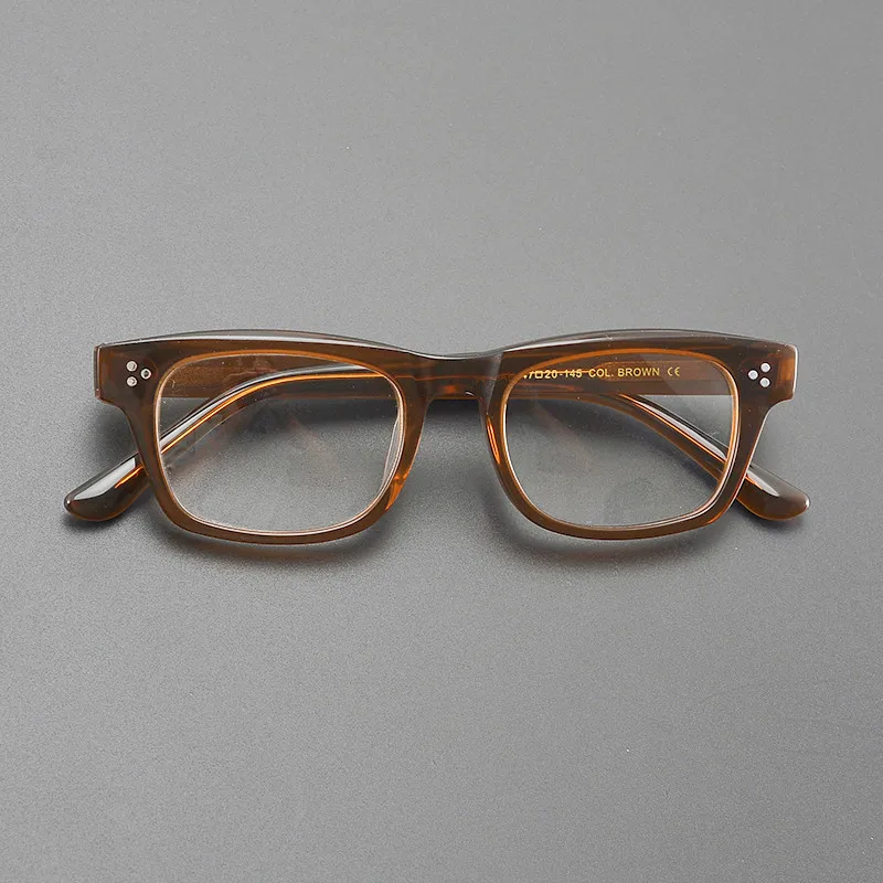 Ацетатные винтажные оправы для мужчин и женщин высококачественные оптические