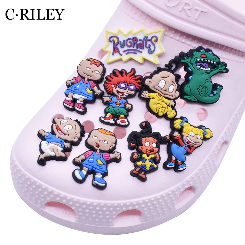 

1 Pcs Cartoon Babies Shoes Charm Croc Sandals Accessories Shoe Accessories Croc Kids Shoe Buckle Gifts