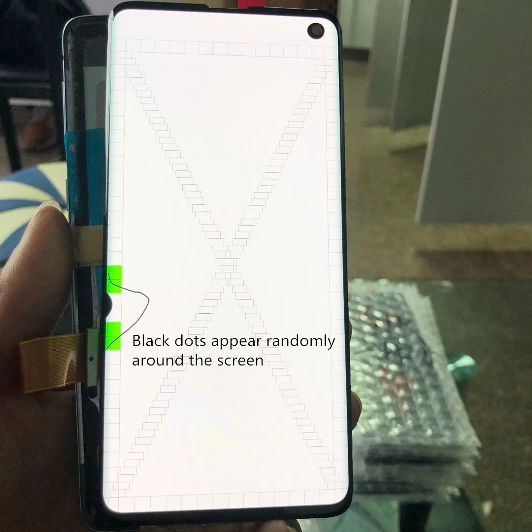 

6,1 "оригинальный AMOLRD для SAMSUNG GALAXY S10 SM-G973 G9730 G973F с точечным ЖК-дисплеем + дигитайзер сенсорного экрана + Замена Рамки