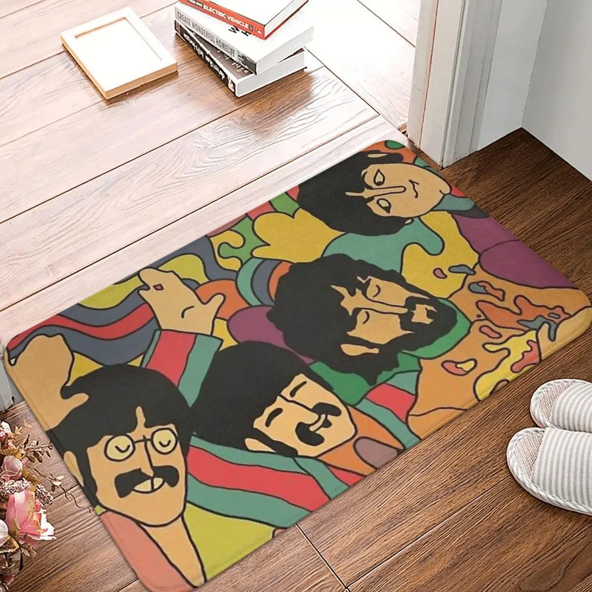 

The Beatle A Good and Popular Band Anti-Slip Doormat Bath Mat Fanart Floor Carpet Entrance Door Rug Home Decorative