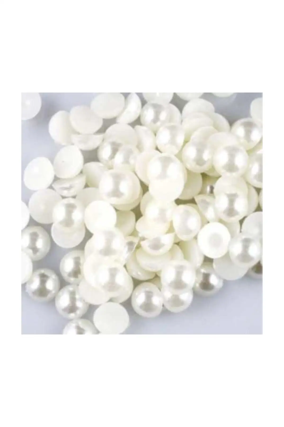 

Half Pearl Beads 50 Li White 8 mm henna bride veil welon