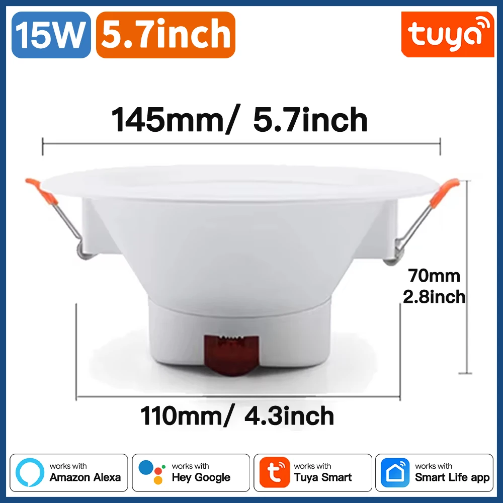 

LXIN tuya Умный светодиодный точечный светильник RGBW 2700-6500K