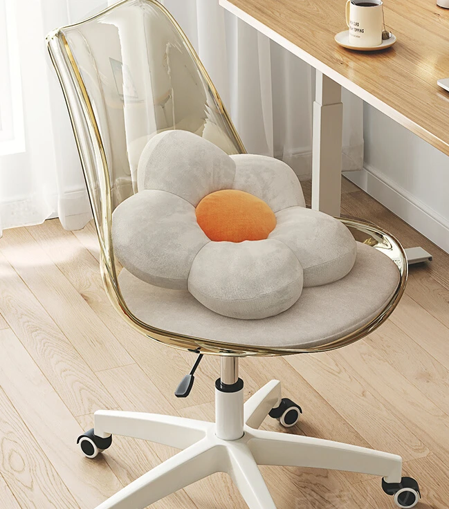 

Компьютерное кресло, домашний прозрачный акриловый стул, подъемный вращающийся стул