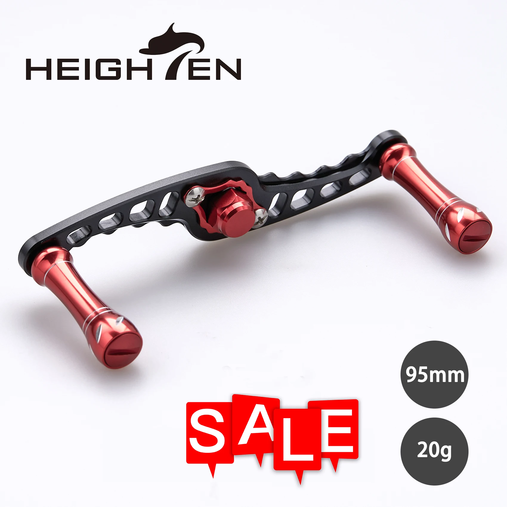 

HEIGHTEN Reel Handles 95mm 60-70mm with Knobs for Shimano Daiwa Use