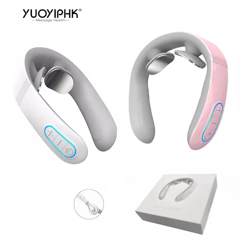 

Smart Electric Neck Massager Pulse Heating Cervical Massage Pain Relief Full Body Shoulder Massage Relaxation