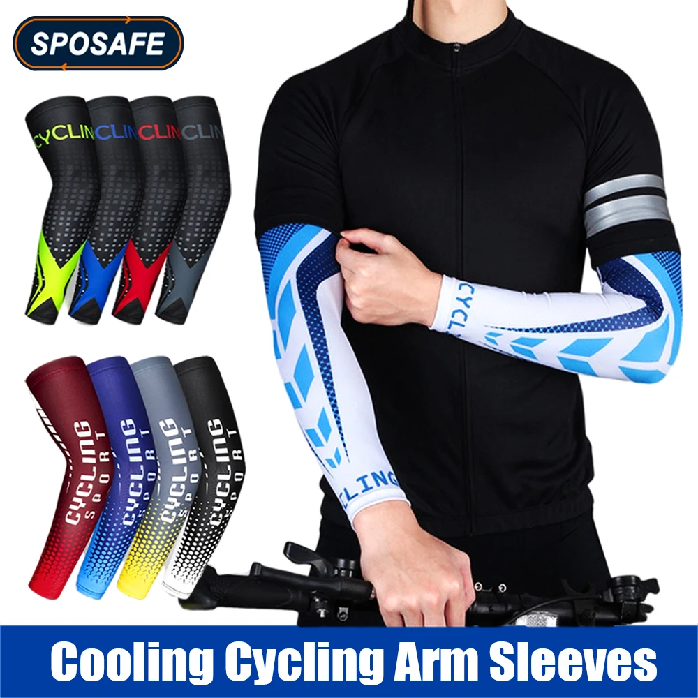 2 шт./пара спортивные охлаждающие велосипедные рукава с защитой от | Походные грелки для рук -1005003305179322