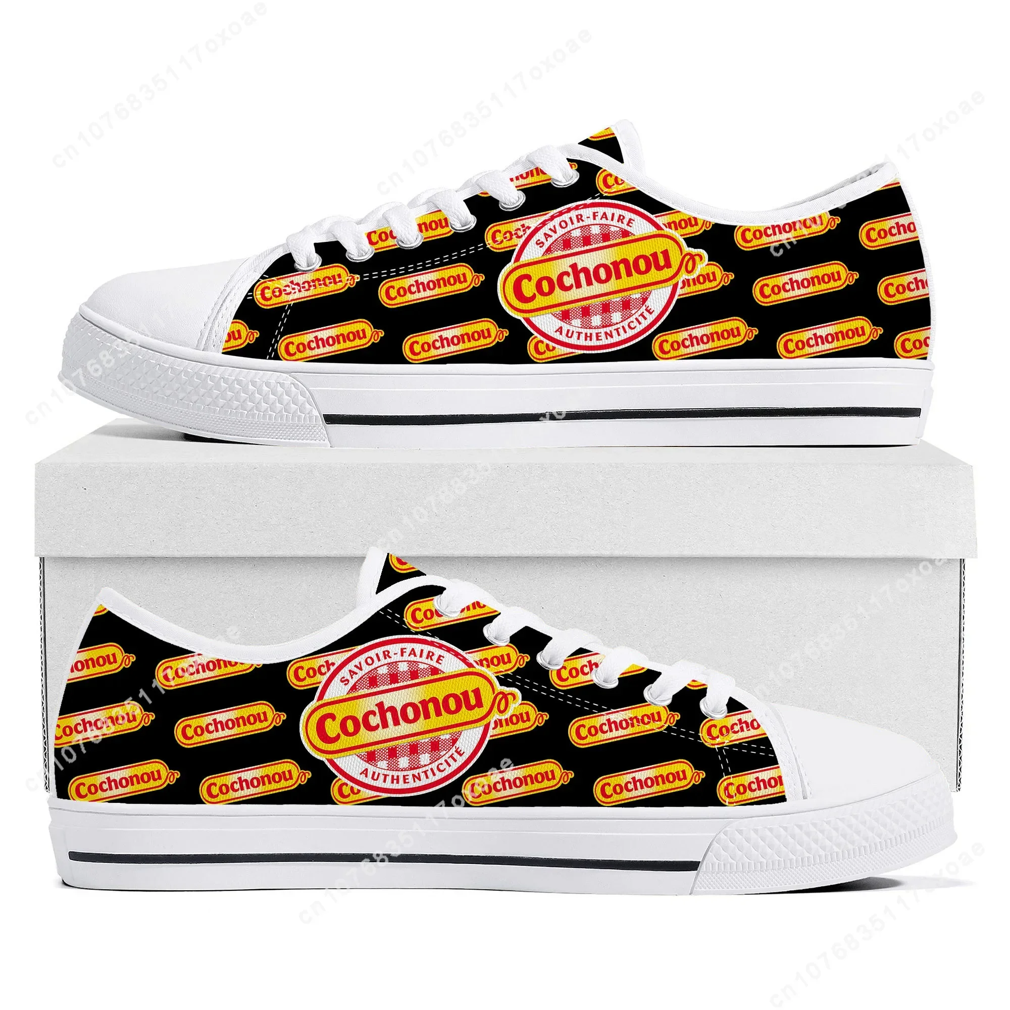 Кроссовки Cochonou мужские/женские низкие кеды холщовые для подростков повседневная