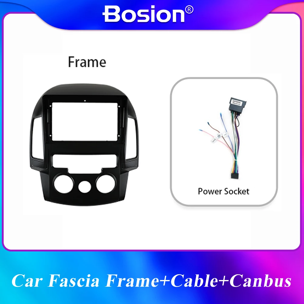 

Автомобильный радиоприемник Fascia ДЛЯ Hyundai-h I30 2006-2011 крепление для приборной панели DVD рамка автомобильный стерео адаптер