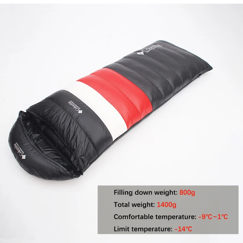 

1200 г спальный мешок с наполнителем из белого гусиного пуха для туризма кемпинга экстренный спальный мешок для туризма спальный мешок гусиный