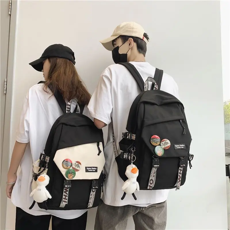 

Qyahlybz middle school students backpack men's computer shoulder bag fashion casual backpacks for women