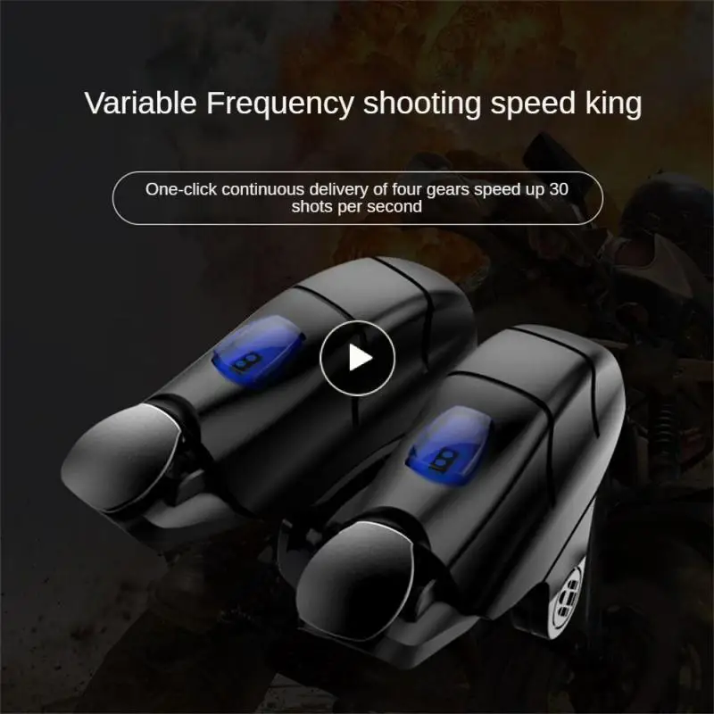 

Black Non-slip Shooter Joystick Zinc Alloy Fire Aim Button Portable Aim Trigger Gaming Accessorie Convenient Lightweight