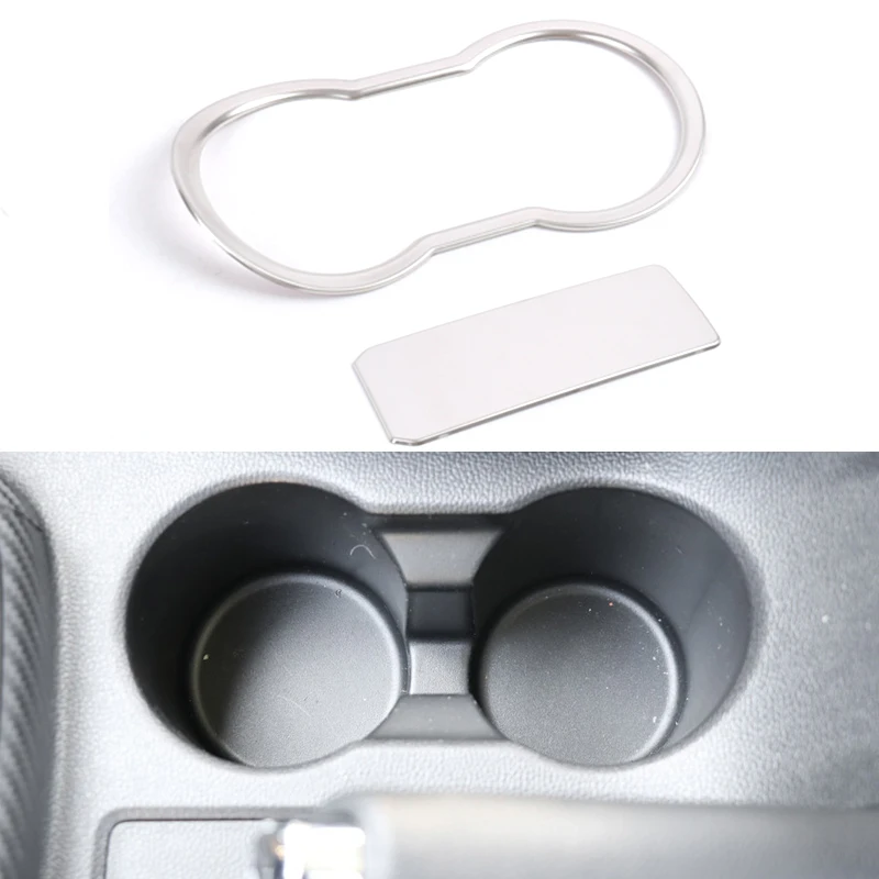 

Chorme Blue for MG Zs Suv 2018-2019 Front Cup Holder Frame Cover Slot Protect Trim Decoration Frame Car Accessories