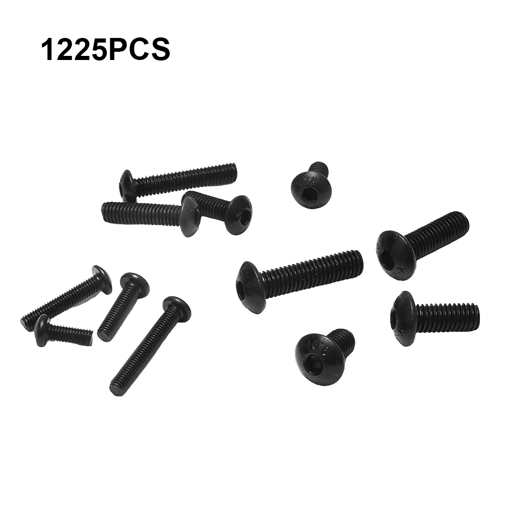 

1225 Pieces Box Screw Bolts DIY Crafting Repairing Tool Kit Professional