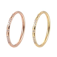 diamond 14k titanium steel ring simple index finger ring 1314 personality design couple ring wholesale