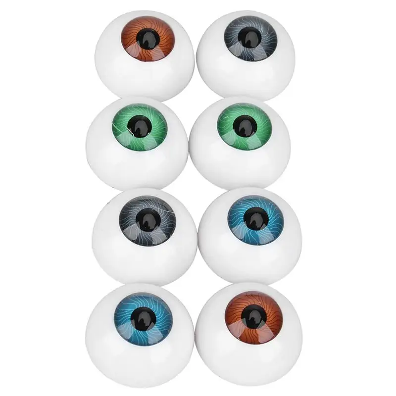 

8 Hollow Eyeball Mask Halloween Horror Props Costume Plastic Eyeballs Hollow eyeball scary halloween costume props For Halloween