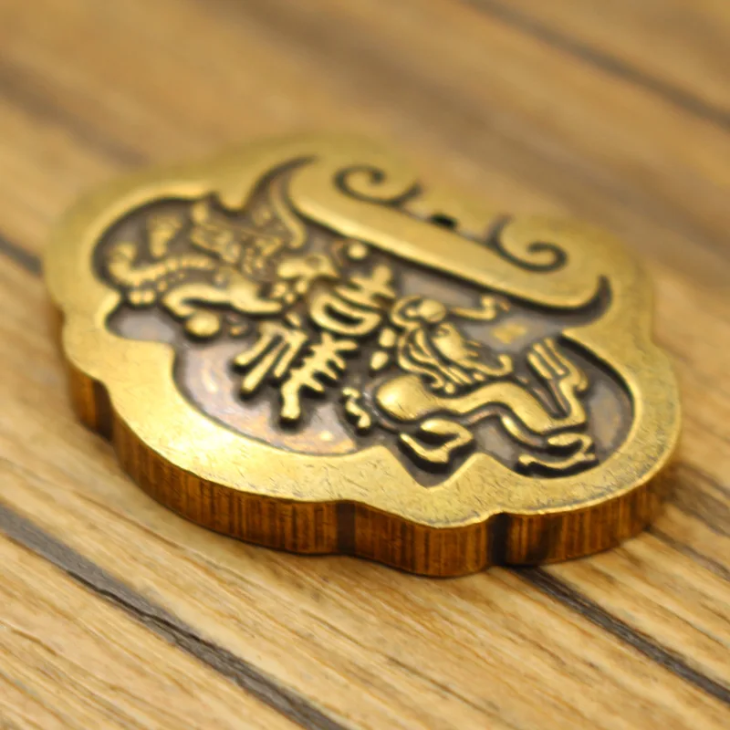 Металлическая статуэтка дракона и феникса XMSJ