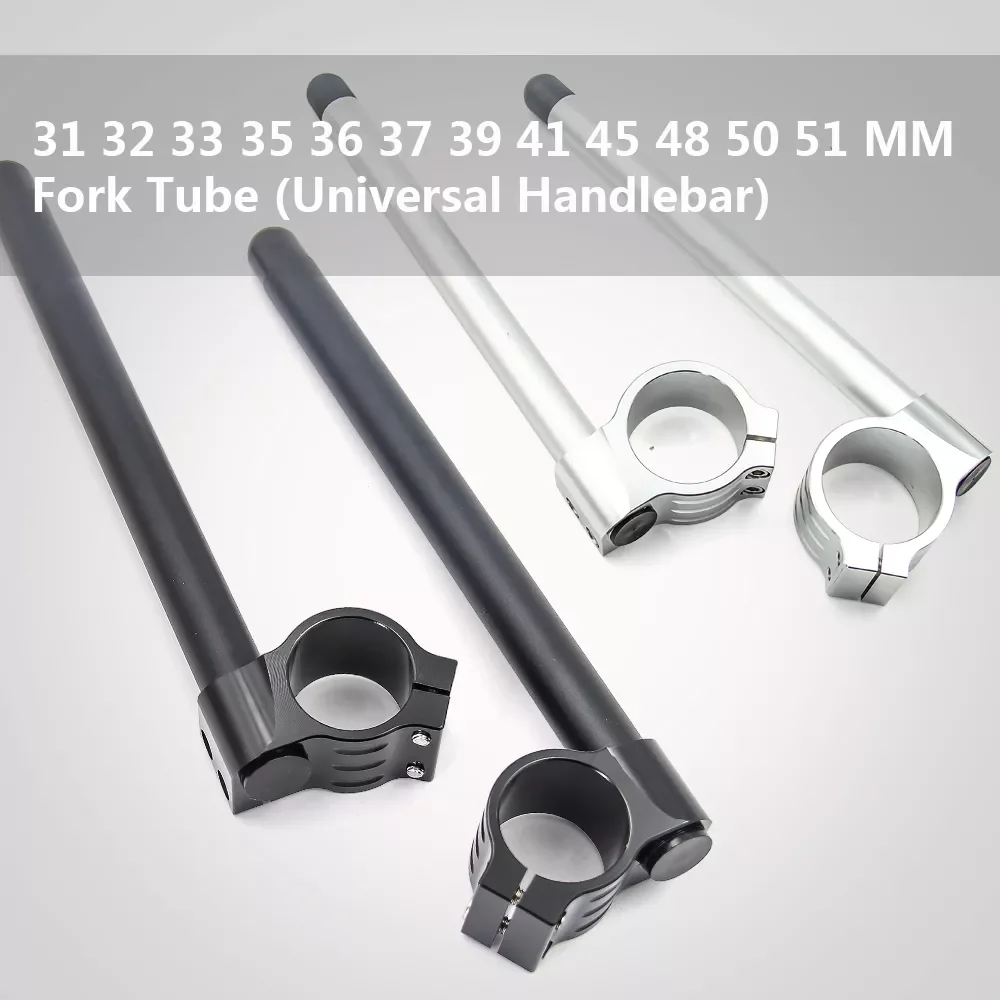 

NEW2023 Motorcycle Handlebar Racing Adjustable CNC 32 33 35 36 37 39 41 45 48 50 51 MM Clip On Ons Fork Handlebars Handle Bar Ca