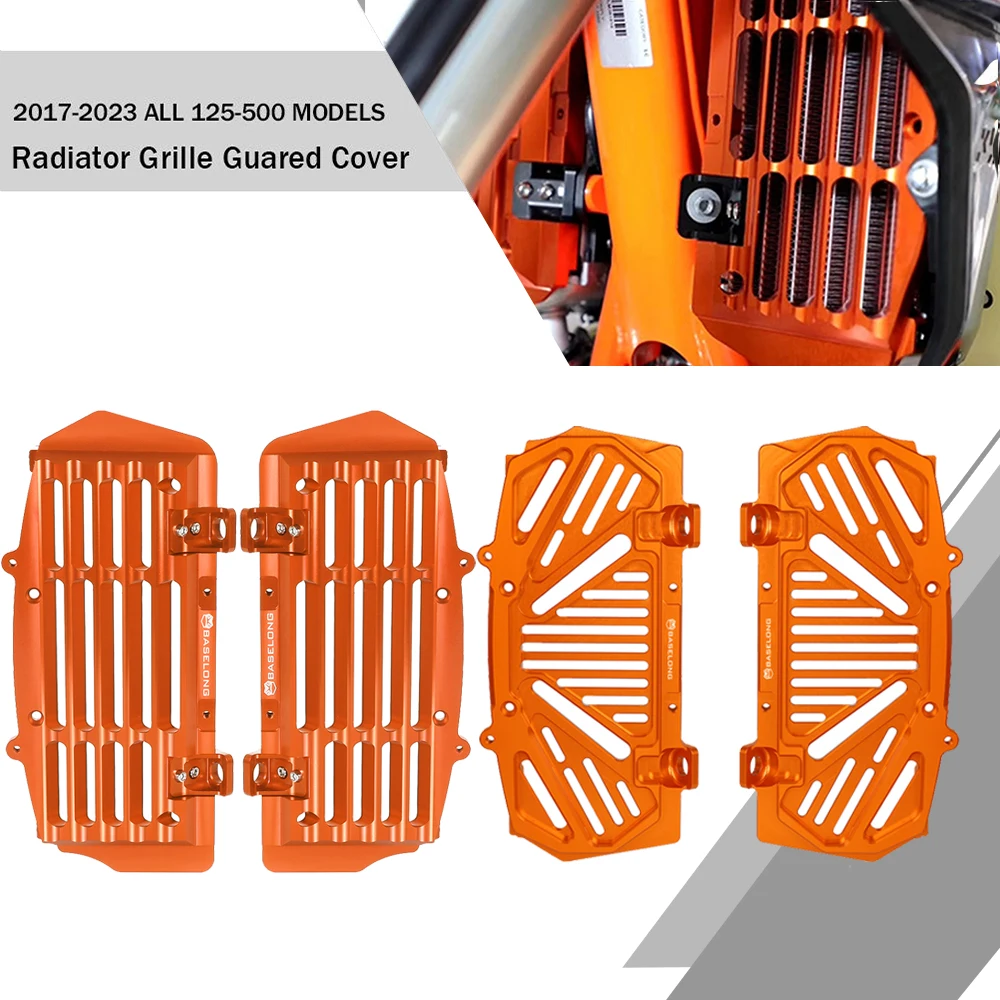 

2023 Motorcycle Accessories Radiator Grille Guared Cover Guards For 125XC 2021 2022 125SX 2017 2018 2019 2020 CNC Aluminum Parts