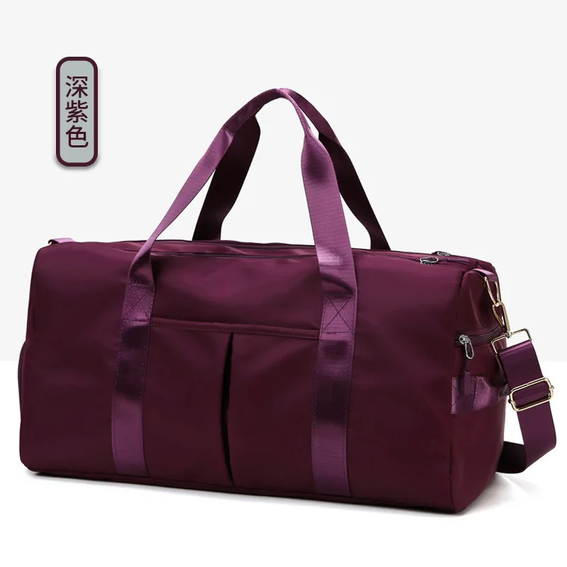 

Lulu Large Capacity Storage Short Distance Travel Bag Dry Wet Separation Sports Waterproof Yoga One Shoulder Fitness Bag