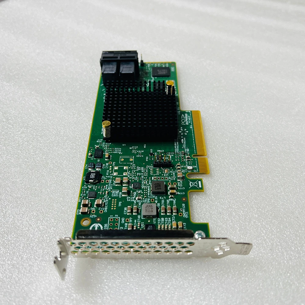 SAS9300-8i оригинальная сетевая карта расширения для LSI 12 ГБ SAS 3008 HBA IT IR Passthrough 9300-8I 9311-8I