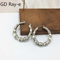 vintage leopard print hoop earrings for women big circle fashion large dangle earrings simple punk party gifts indian jewelryg68
