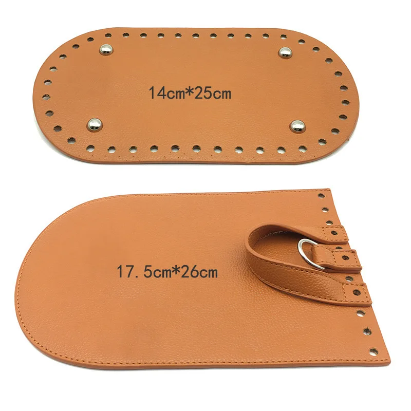 High Quality Handbag Shoulder Strap Woven Bag Set Leather Bag Bottoms with Hardware Accessories for DIY Handmade Bag Backpack
