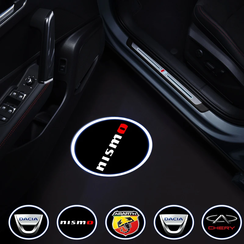 

2Pcs Car Door Led Welcome Lights Laser Projector Car Logo Decoration Accessories for Porsche 996 911 Carrera Turbo Targa Boxster