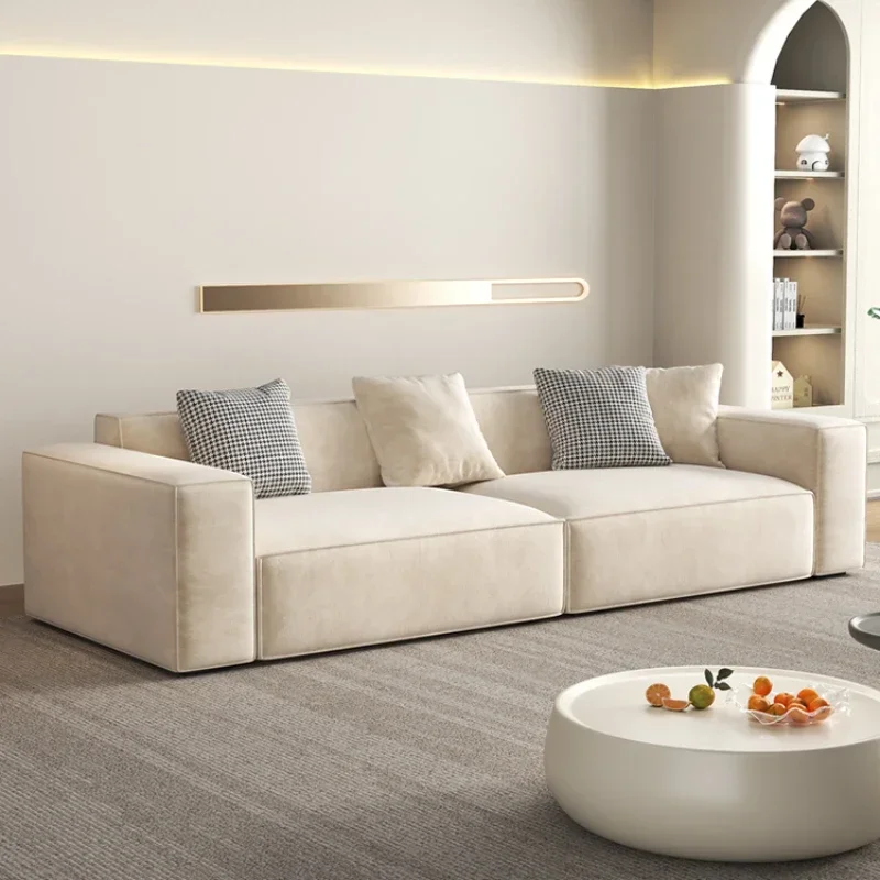 Простой современный мягкий диван-кресла Lazy Relax белый дизайнерский