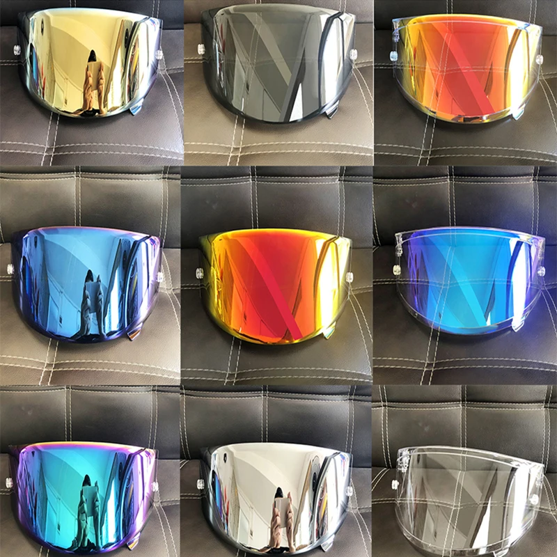 

Helmet Visor for KYT NFR NX TTC Motorcycle Helmet Shield Windshield Sunscreen Electroplated Symphony Aurora Lens High Strength