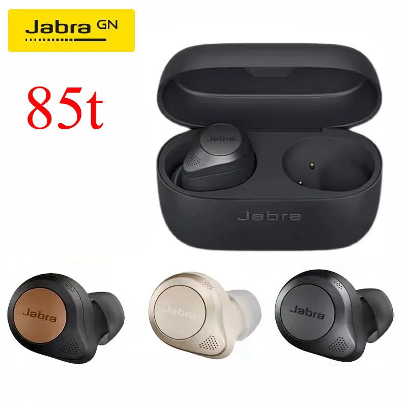 Оригинальные беспроводные Bluetooth наушники Jabra Elite 85t спортивные с шумоподавлением